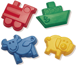 Galt Large Sand Molds - Set of 12