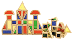 FREE SHIPPING - Deluxe Rainbow Blocks (42 Piece Set)