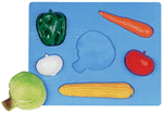 3D Vegetable Puzzle-Plastic Base