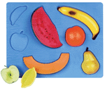 3D Fruit Puzzle-Plastic Base
