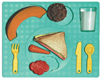 3D Lunch Puzzle-Plastic Base