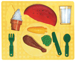 3D Dinner Puzzle-Plastic Base