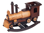 FREE SHIPPING - Retro Rockers (Train)