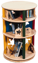 FREE SHIPPING - Moon and Stars Media Storage Carousel