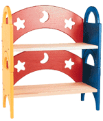 Moon and Stars Stacking Bookshelf (Set of 2)