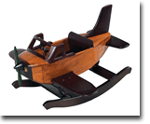 FREE SHIPPING - Retro Rockers - Airplane