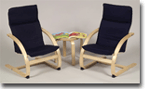 FREE SHIPPING - Kiddie Rocker Chair Set - Blue