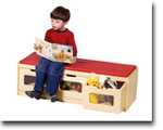 Easy-View Storage Bench