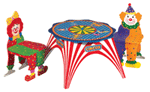 FREE SHIPPING - Circus Table and Chairs