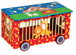 FREE SHIPPING - Circus Toy Box