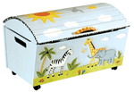 FREE SHIPPING - Safari Toy Chest
