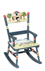 FREE SHIPPING - Noahs Ark Rocker