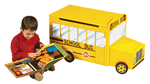 FREE SHIPPING - School Bus Toy Box