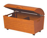 FREE SHIPPING - Toy Treasure Chest - Honey