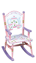 Fancy Tea Party Rocking Chair