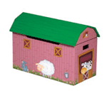 Little Farm House Barn Toy Chest