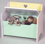 FREE SHIPPING - Heart Toy Bench