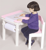 Pink Art Table and Chair Set