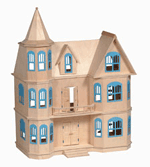 FREE SHIPPING - Victorian Doll House