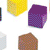Plastic One-Inch Colored Cubes