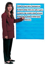 Standard Blue Pocket Chart