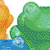 Funtastic Frogs Activity Counters: 108 Mixed Frogs in 3 sizes and 6 colors