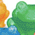 Funtastic Frogs Activity Counters: 72 Mixed Frogs in 3 sizes and 6 colors