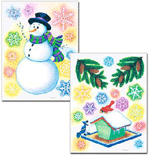 Bulletin Boards: Winter Frost