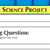 Science Project Folder