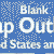 Blank Map Outlines, United States and World