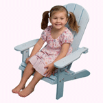 KidKraft Adirondack Fan Back Chair - Sky