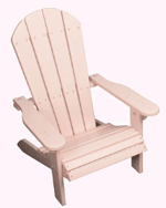 KidKraft Adirondack Fan Back Chair - Pink