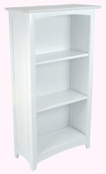 KidKraft Avalon Tall Bookshelf - White - 3 Shelf
