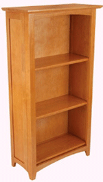 KidKraft Avalon Tall Bookshelf - Natural - 3 Shelf