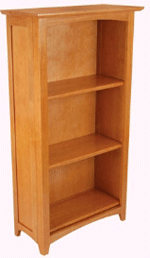 KidKraft Avalon Tall Bookshelf - Honey - 3 Shelf