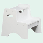 KidKraft Two Step Stool - White