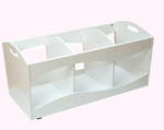 KidKraft See Thru Bins - White