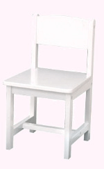 KidKraft Aspen Single Chair - White