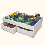 KidKraft 101 Piece Deluxe Train Set