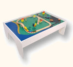 KidKraft Train Table - White