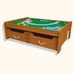 KidKraft Train Table - Honey