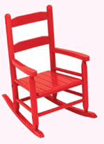 KidKraft 2-Slat Rocker - Red