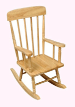 KidKraft Spindle Rocking Chair - Natural