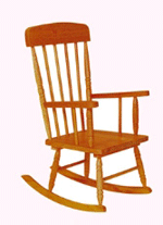 KidKraft Spindle Rocking Chair - Honey