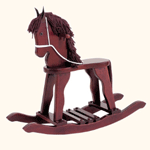 KidKraft Derby Rocking Horse - Cherry
