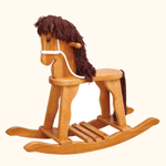 KidKraft Derby Rocking Horse - Honey