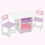 KidKraft Heart Table and 2 Chair Set