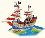 KidKraft Pirate Ship Activity Set