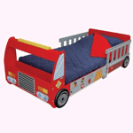 KidKraft Fire Truck Toddler Cot