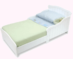 KidKraft Nantucket White Toddler Bed